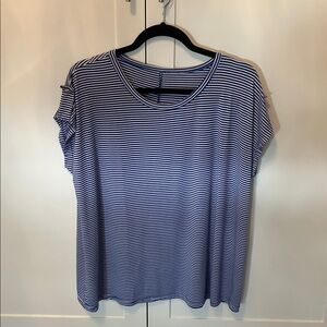 Striped Blue and White T-Shirt